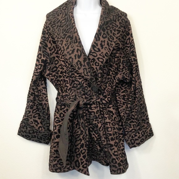 Mycra Pac Vintage Reversible Coat Velour Animal SM
